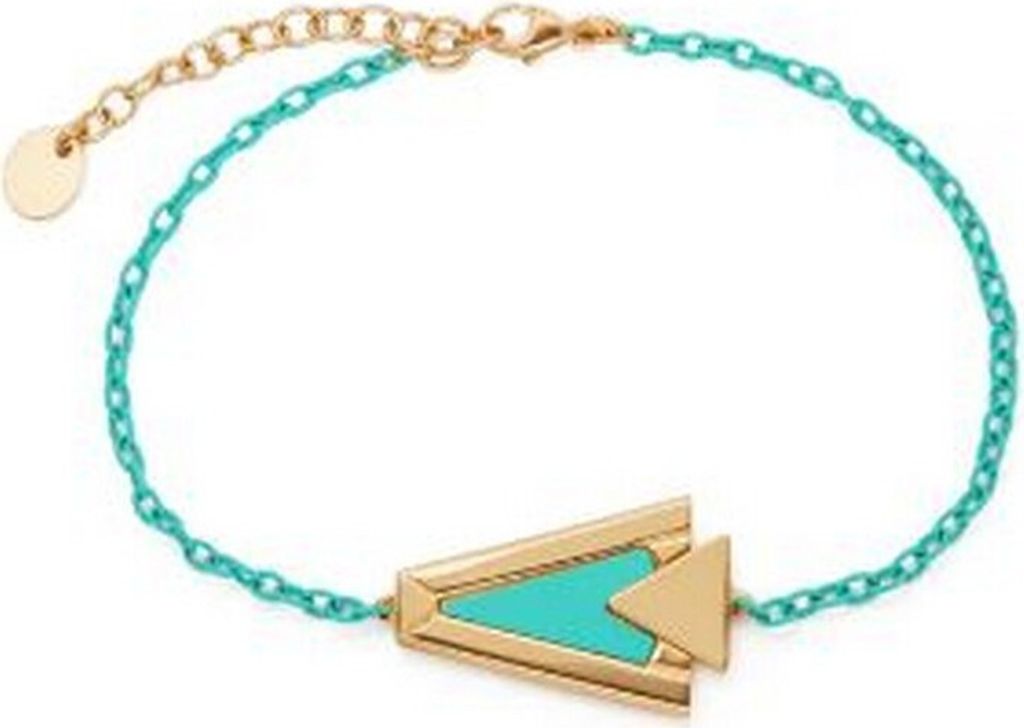 Febe Armband Silber 925 neue Valentina Ferragni Kollektion golden emailliert Sommer, klein
