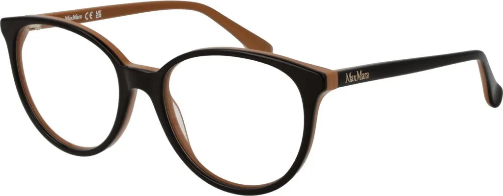MaxMara MM5084 marron foncé pour femme : lunettes de vue stylées