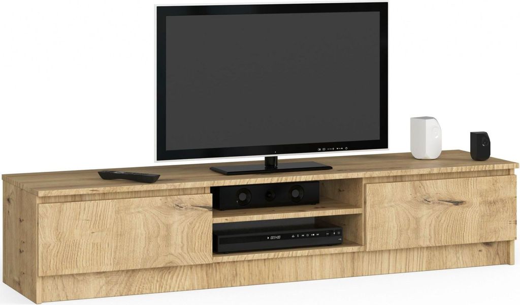 AKORD Furniture Factory OP0LRTVCLP160-ART, Dąb, 2 pół., Zdjęcie produktu 