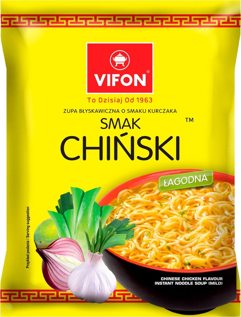 VIFON Zupa o smaku kurczaka chiński 70 g Zdjęcie produktu 
