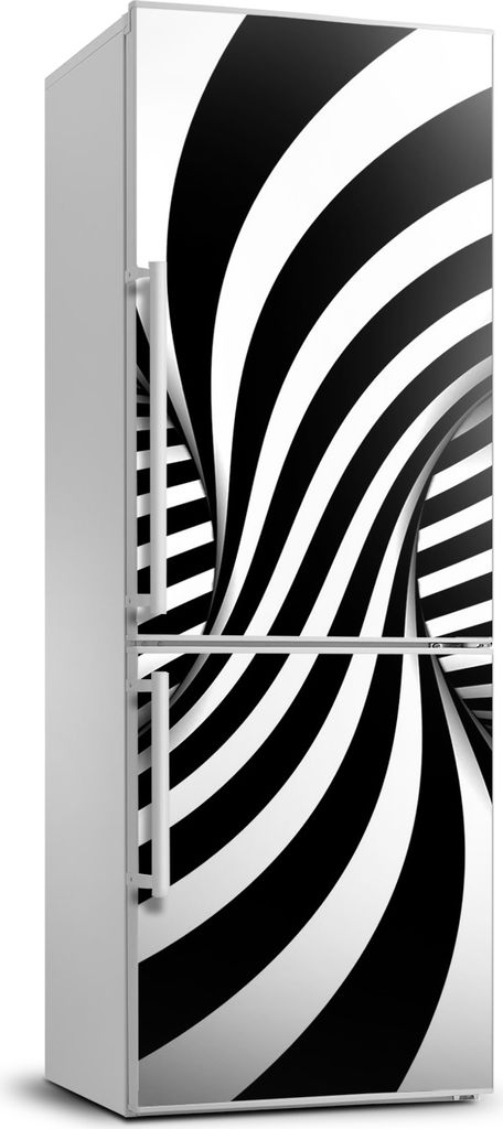 Tulup Kühlschrankdekoration - 70x190 cm - Aufkleber auf dem Kühlschrank - zusammenfassung wirbeln