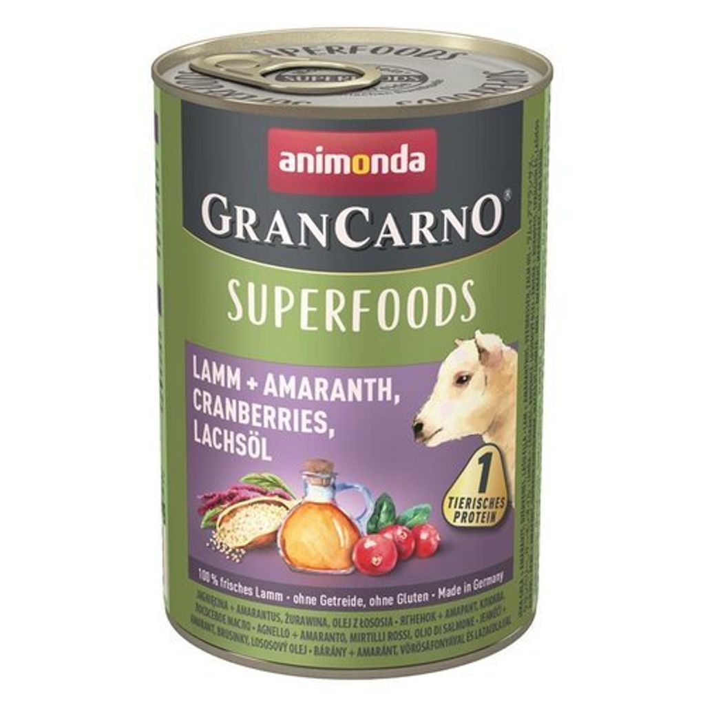 Animonda GranCarno Adult Superfood Lamm & Amaranth - 800 g