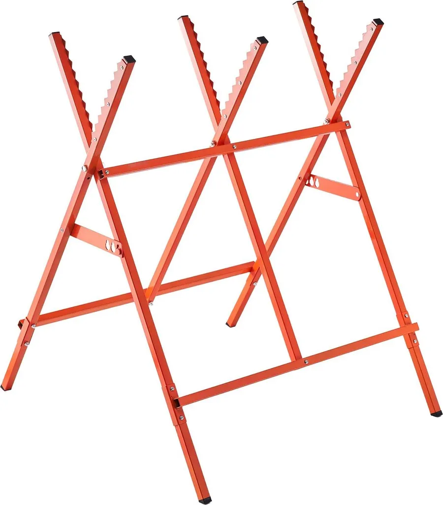 Cavalletto Motosega 118kg Regolabile - Supporto Taglio Legna Professionale