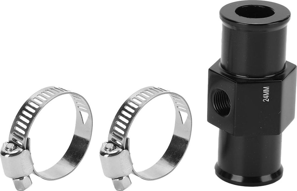 Wassertemperatur-Adapter, Temperaturanzeige, Sensor, 3-Wege-Anschluss, Motorrad-Modifikation, 24 mm