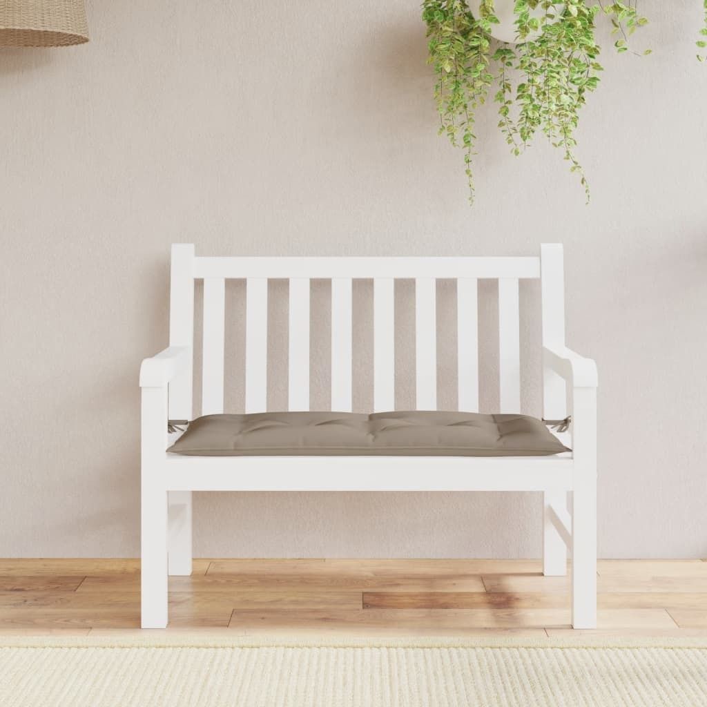 Maison Exclusive - Gartenbank-Auflage Taupe 110x50x7 cm Oxford-Gewebe