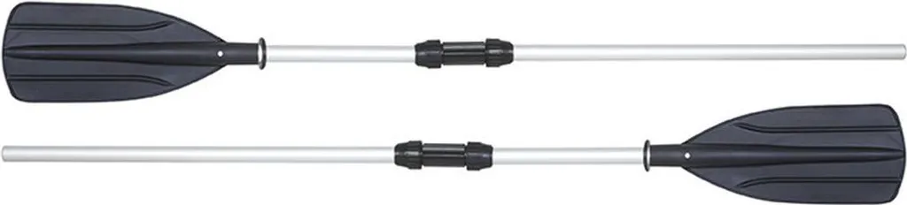 Paire de Pagaies en Aluminium 145 cm Argenté pour Bateau Hydro-Force