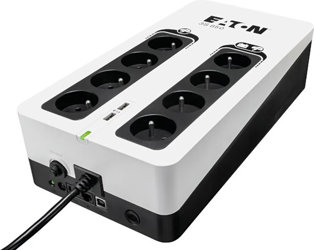 Alimentation de secours 850VA Eaton compacte avec batterie intégrée