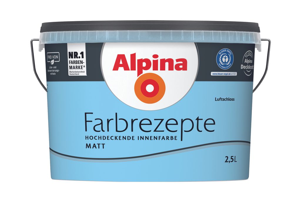 Alpina Farbrezepte Luftschloss matt 2,5 Liter Produktbild 