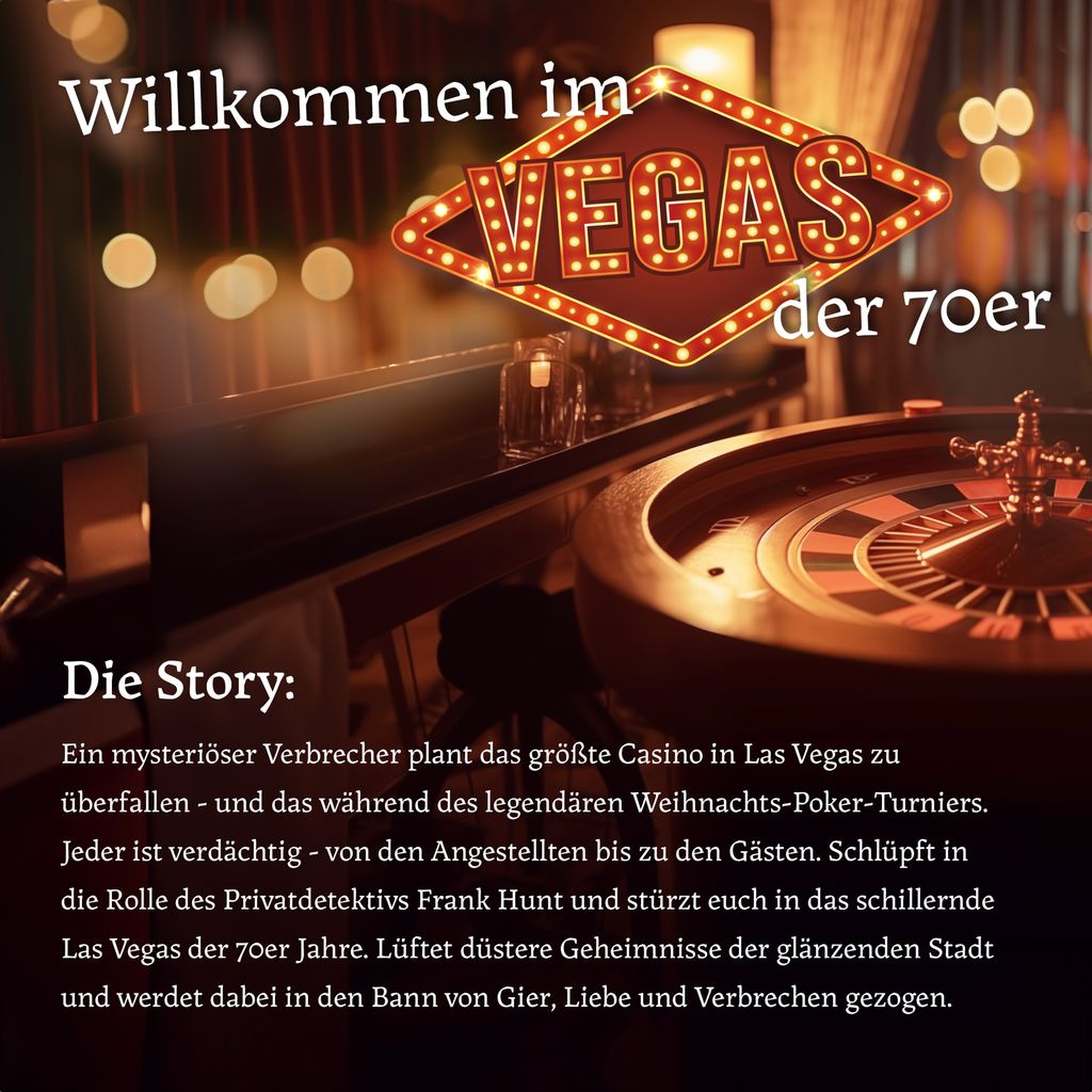 CRIMECASES Krimi Rätsel Adventskalender 2024 "Der Vegas Produktbild 5