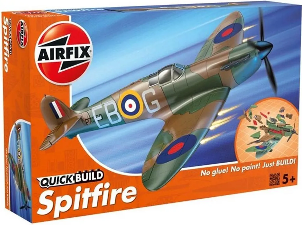 Maquette Avion Spitfire Airfix : Montage Facile sans Colle ni Peinture Sale