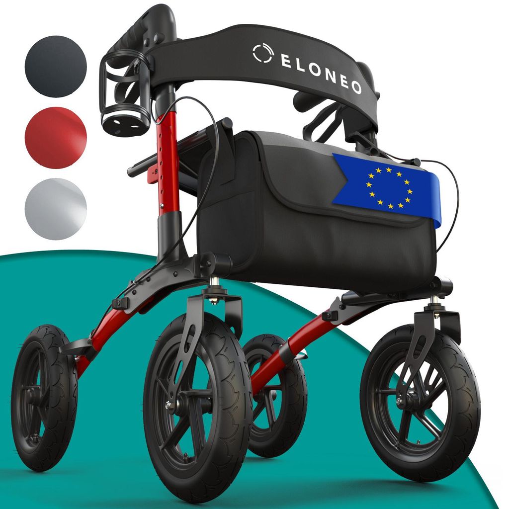 ELONEO Déambulateur pliable avec siège, déambulateur Image du produit 