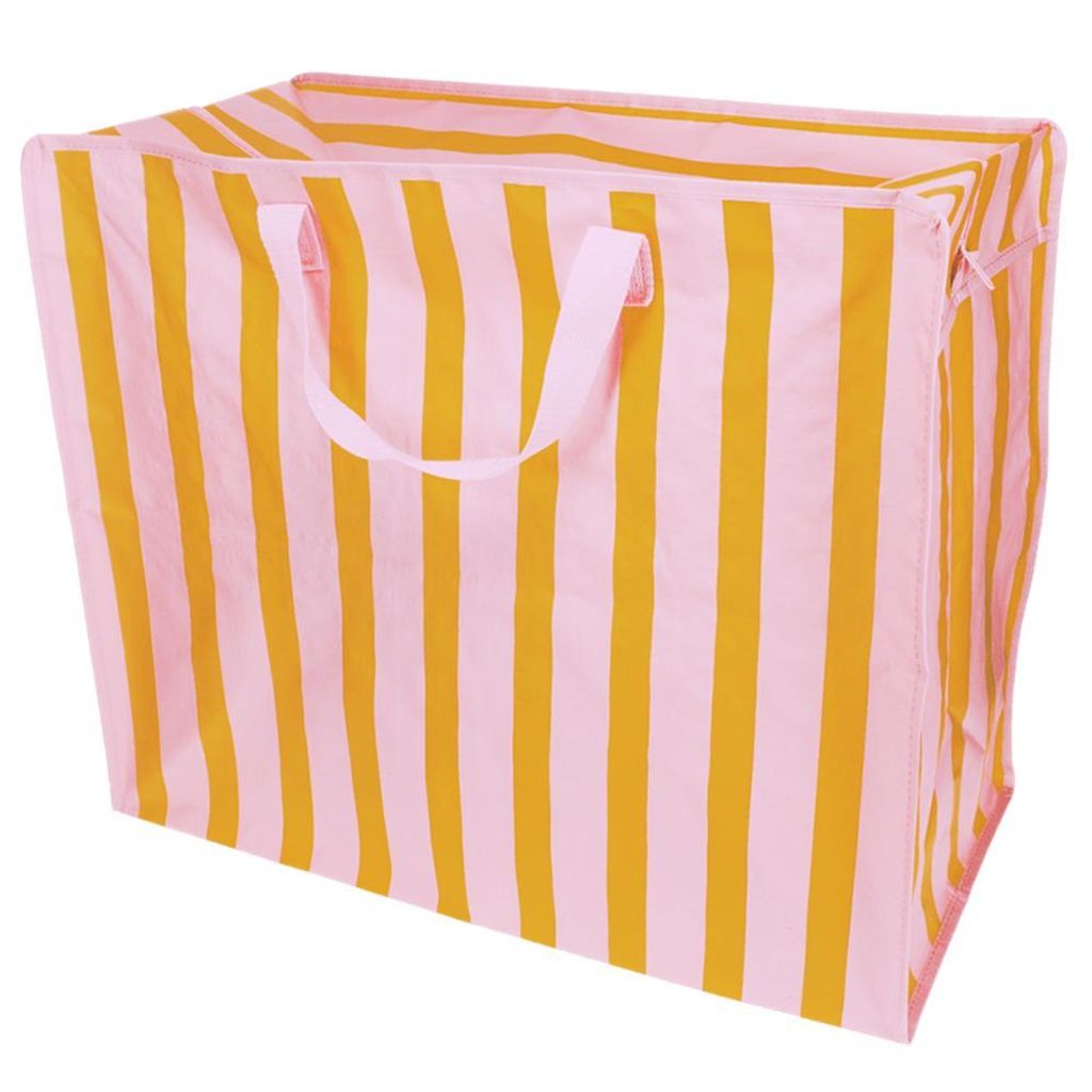 Rex London XXL Aufbewahrungstasche Streifen pink-orange ca. Produktbild 