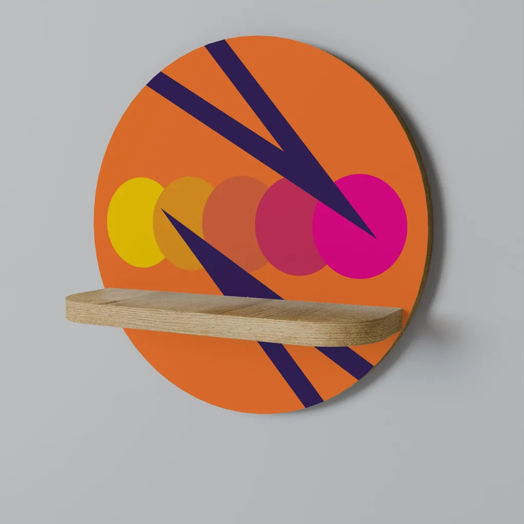 Optimisez votre Espace avec cette Étagère Ronde Mural - Gain de Place