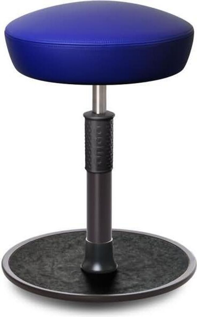 Sitz- Stehhocker Free Regular Hutsitz Boxmark Leder blau Produktbild 
