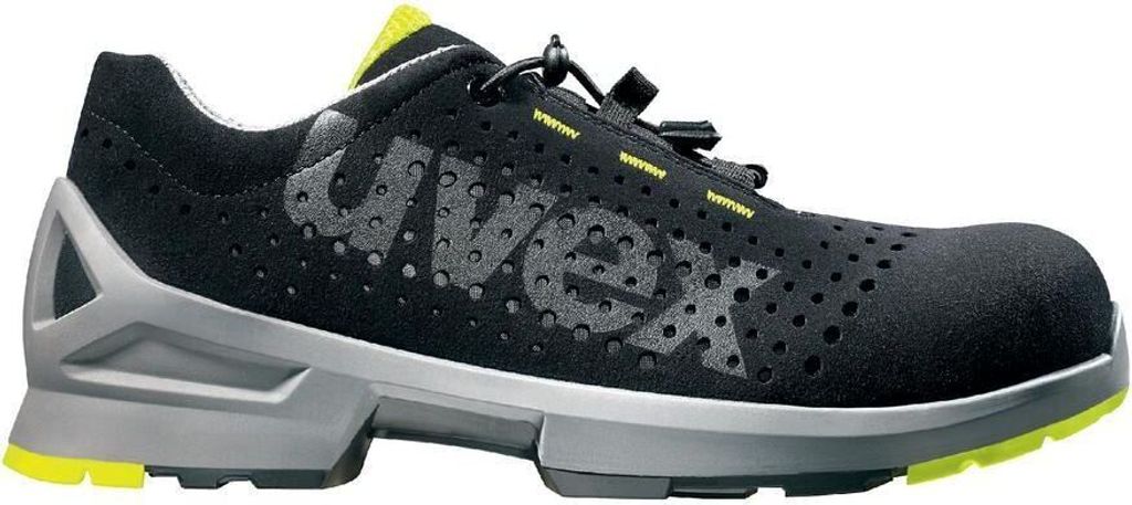 uvex 1 gelocht S1 SRC schwarz/limette Gr. 42 Produktbild 9