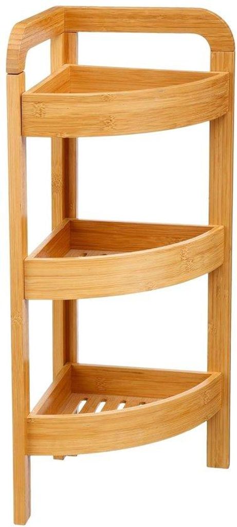 Praktische Ecke aus Bambus - Raumsparend - 1 Stück - 23 x 23 x 61 cm