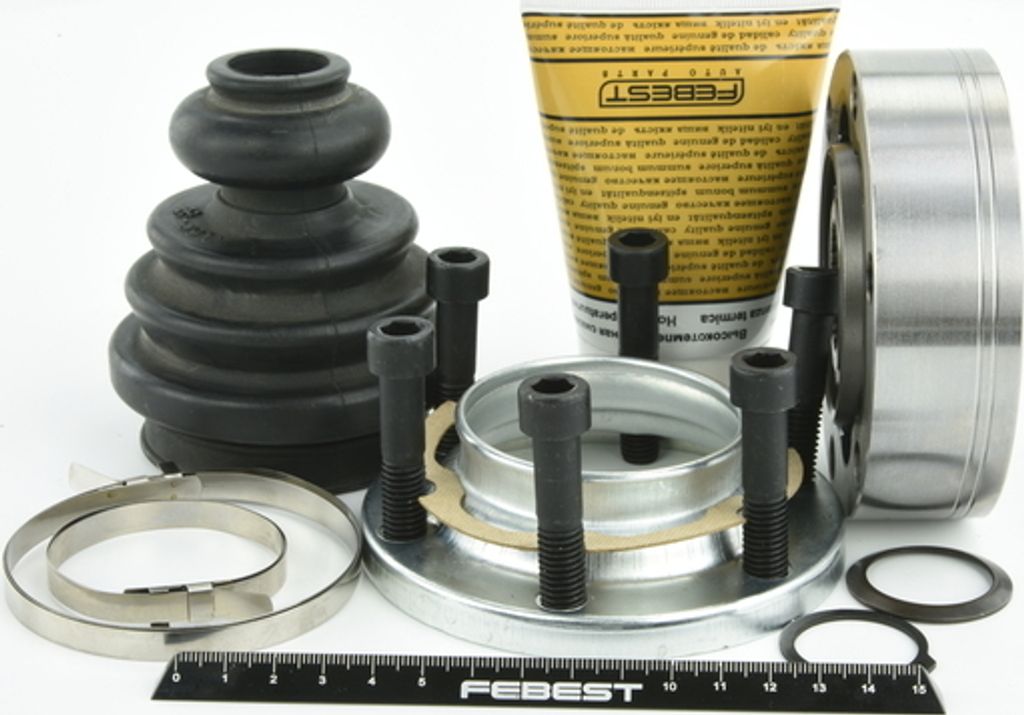 FEBEST Gelenksatz Antriebswelle Getriebeseitig Vorne für VW Polo Schrägheck (6R1, 6C1) 2311-8103