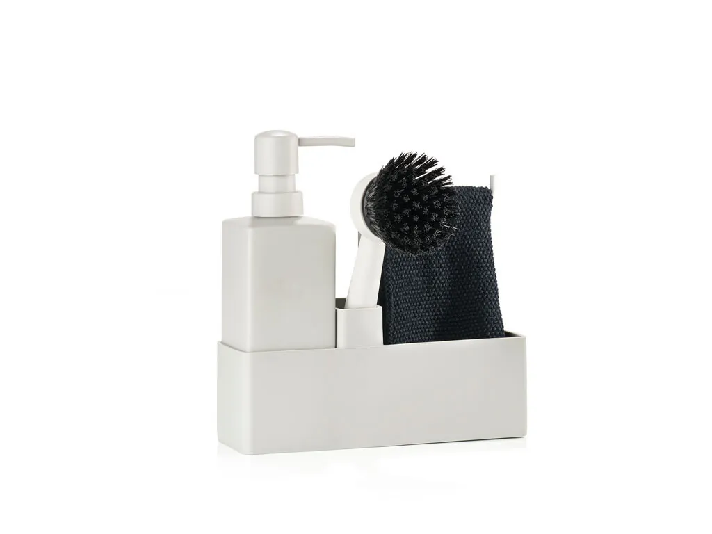 Kit Vaisselle Cuisine Zone Denmark Gris Chaud pour Évier Ordonné