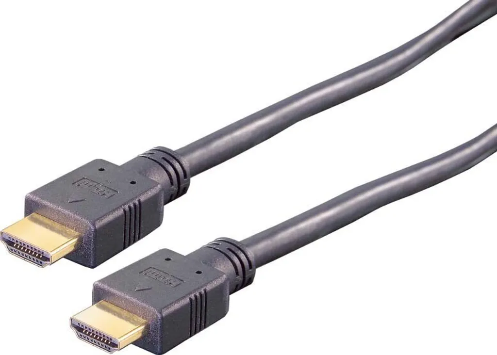 Cavo HDMI 7,5m e+p Alta Velocità Nero | Connettori Oro HDMI tipo A