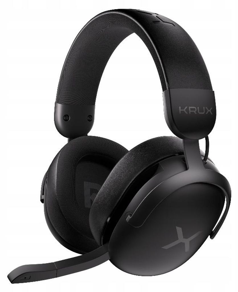 KRUX Crave Pro Wireless – kabellose On-Ear-Kopfhörer, Bluetooth, 2,4 GHz, Stummschaltung