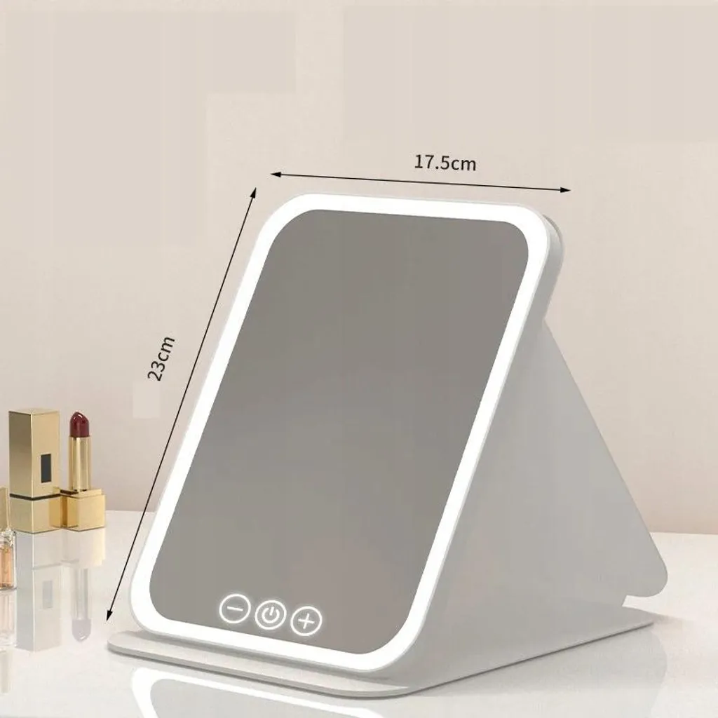 Specchio Trucco Professionale LED Touch USB - Alta Definizione HD - 3