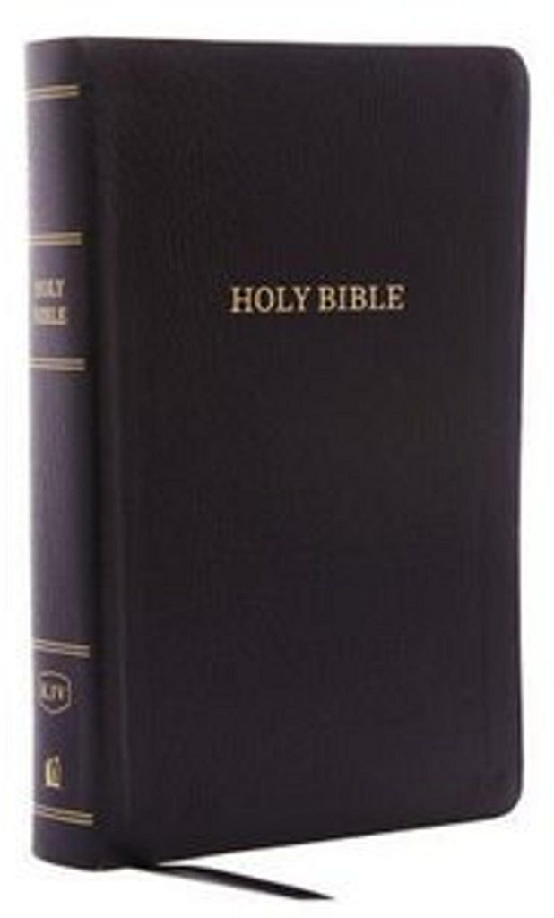KJV Holy Bible: Personal Size Giant Print with 43,000 Cross References, Black Lederfaserstoff, Red Letter, Comfort Print: King James Version