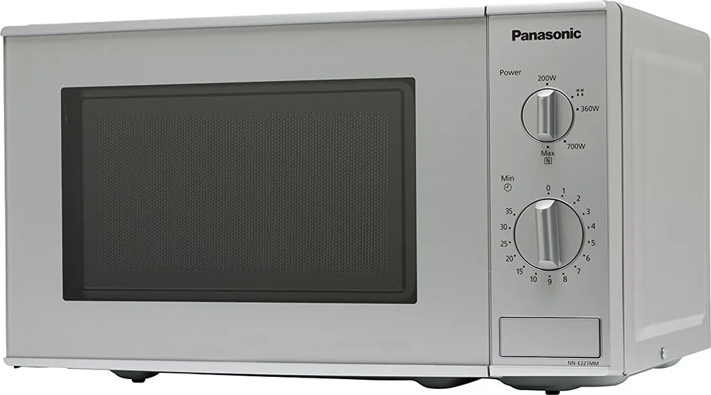 Four à micro-ondes Panasonic NN-E221MMEPG 20L Argent avec 5 niveaux