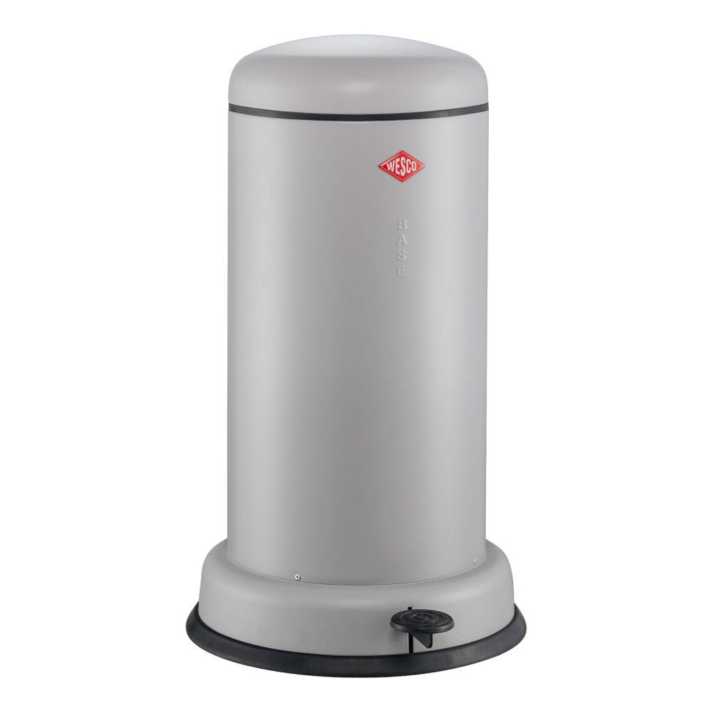 Wesco Baseboy 20 Treteimer, Abfalleimer, Mülleimer, Stahlblech, Cool Grey Matt, 20 L, 134531-79