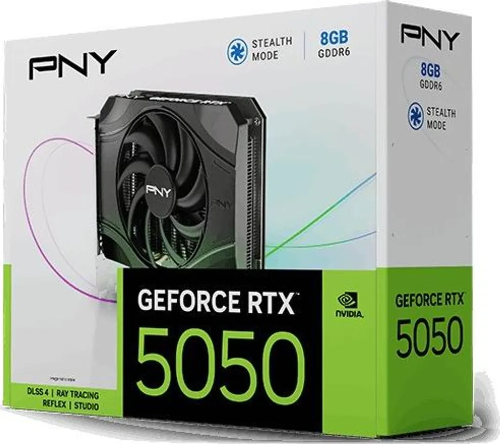 GeForce RTX 5050 8GB PNY VCG50508SFXPB1 avec Format Compact Single Fan - 16