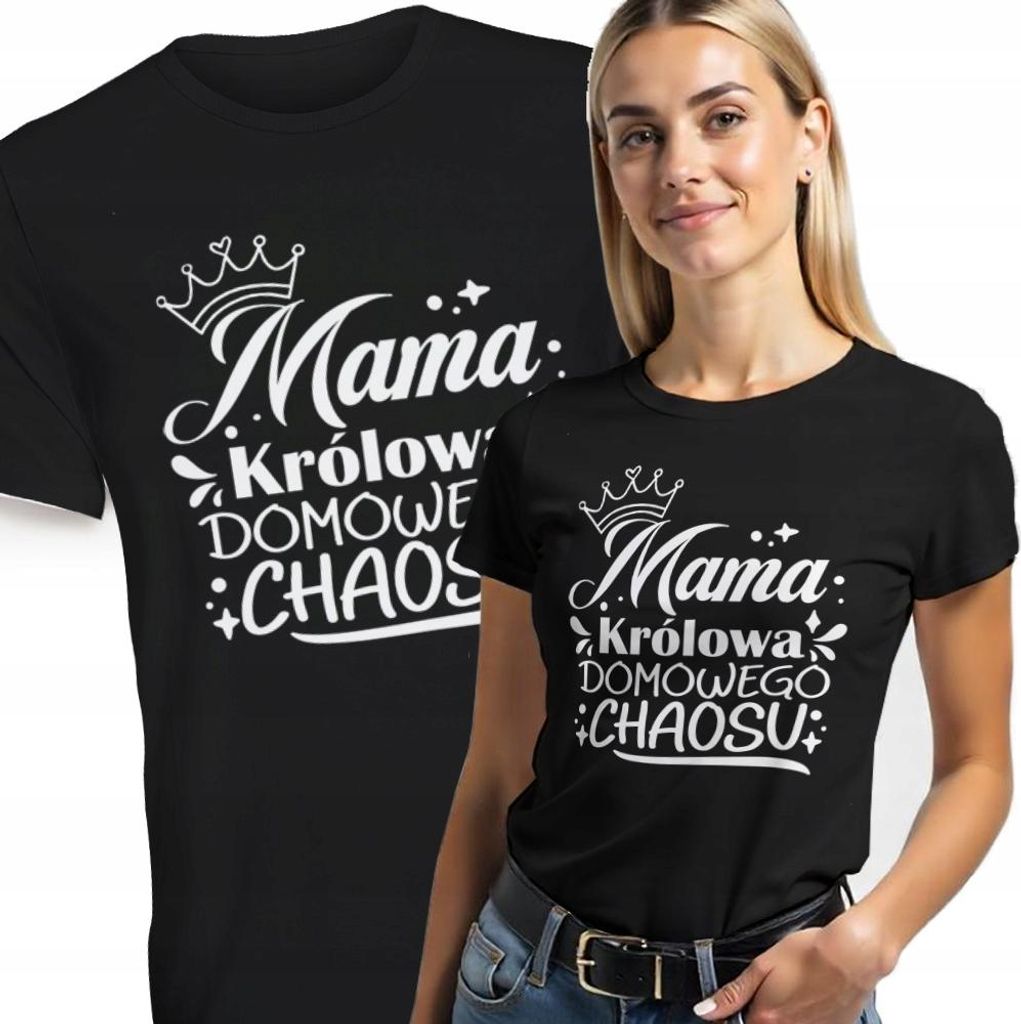Geschenk Zum Geburtstag Muttertag Mutter Königin Des Chaos Massgeschneiderte Baumwolle