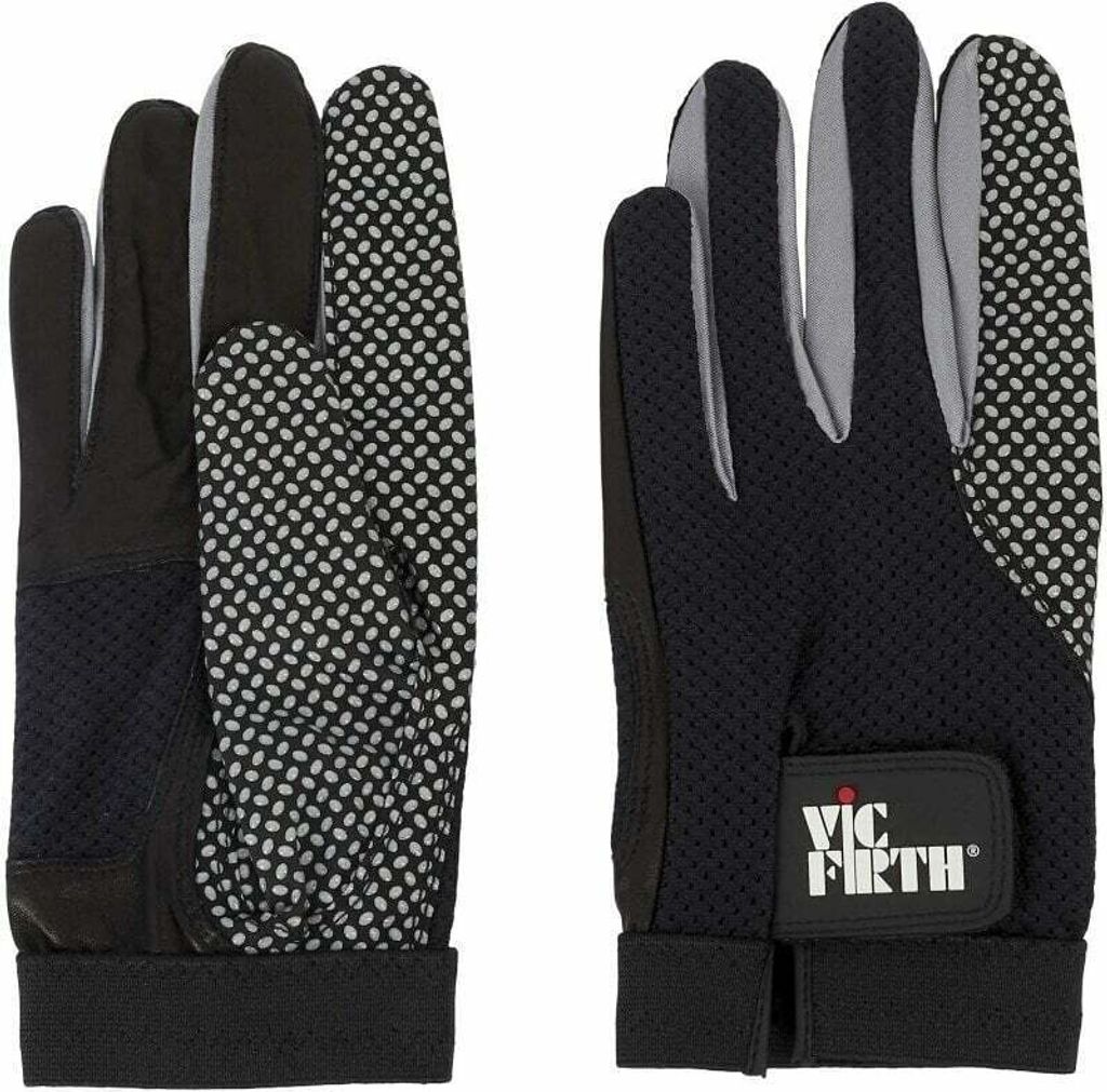 Vic Firth VICGLVL L Black Drummer Handschuhe