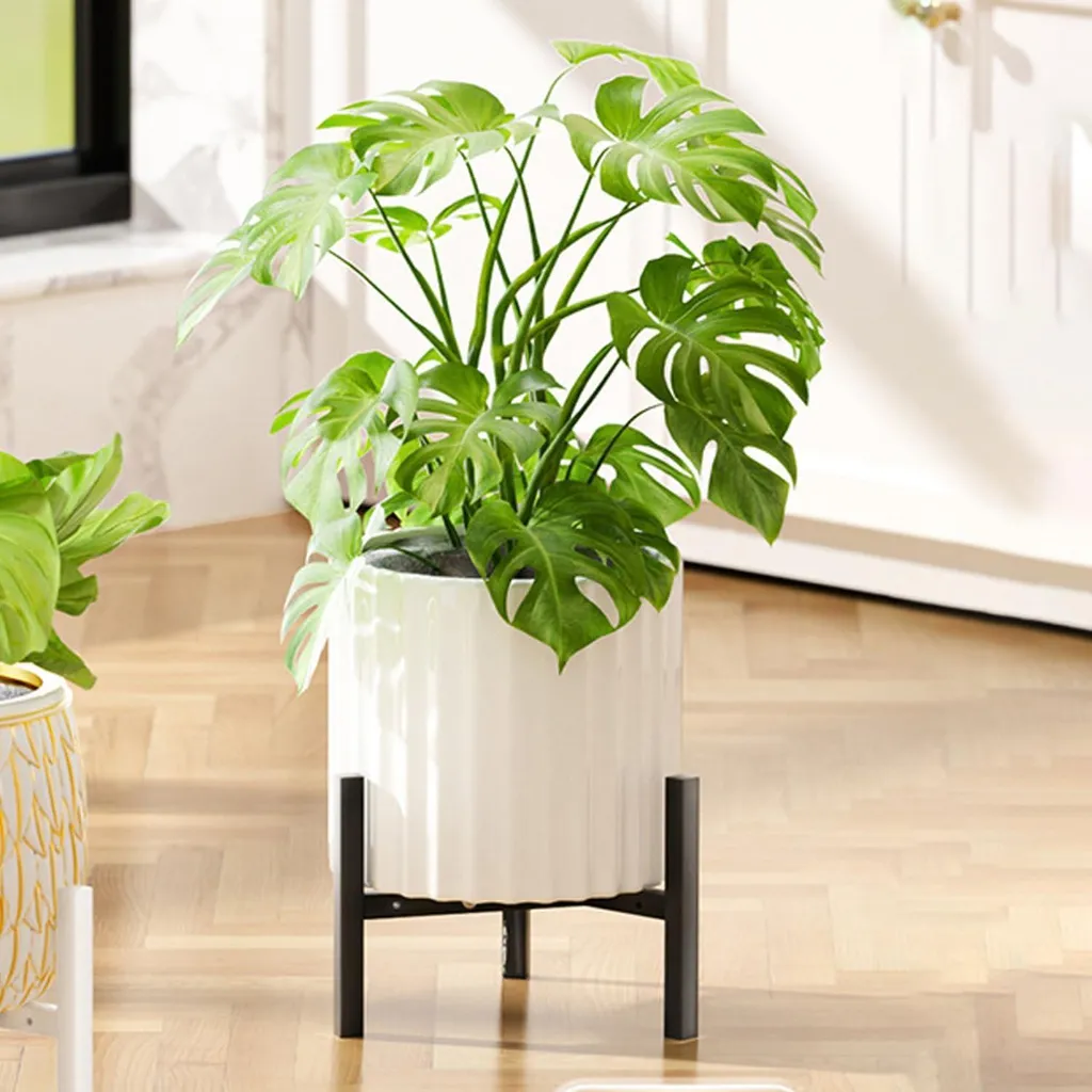 Support pot de fleurs extensible 20-32cm - Design moderne et durable - 2