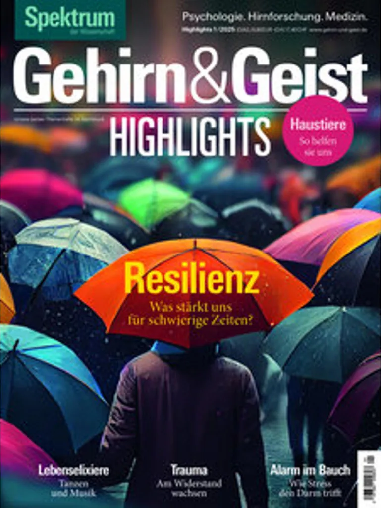 Gehirn & Geist Highlights 1/2025 Resilienz Magazine Psychologie Sciences