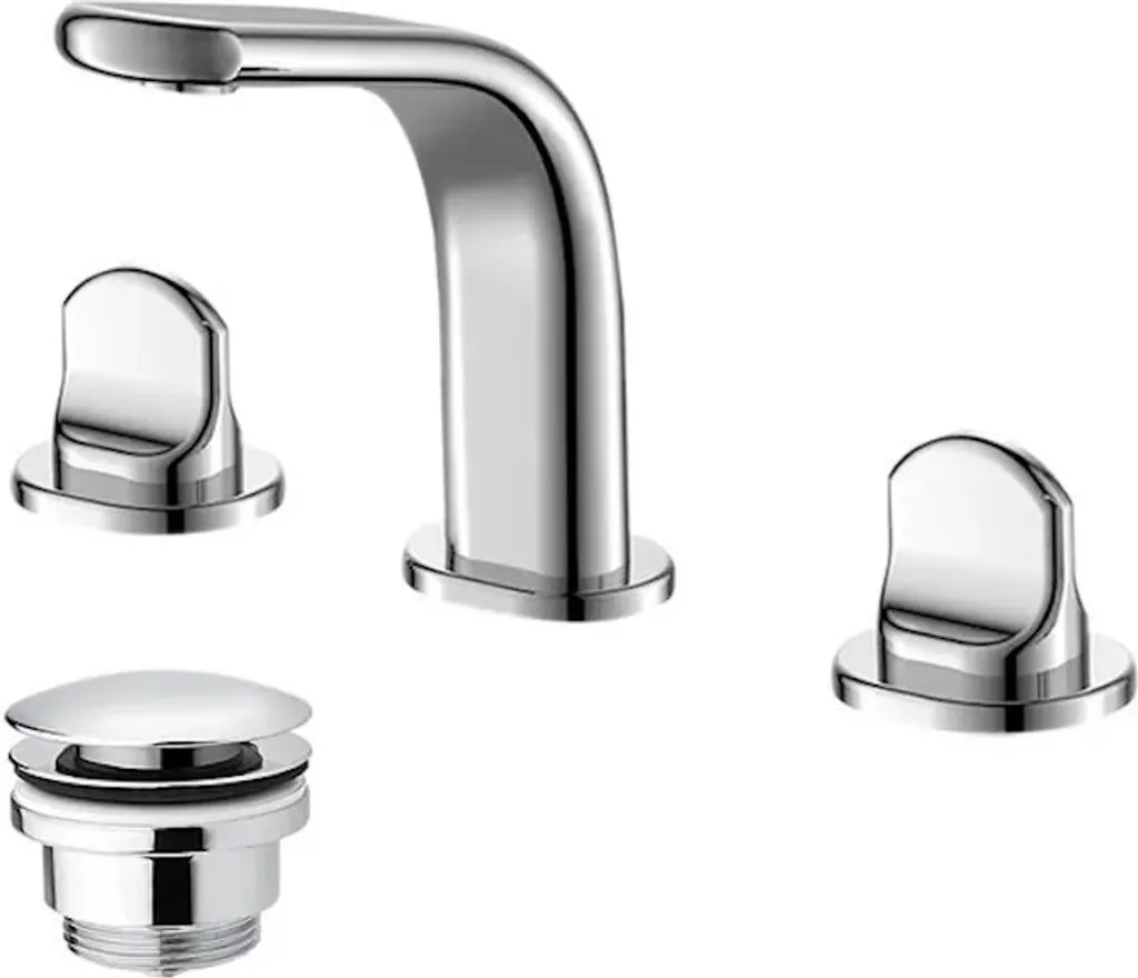 Miscelatore 3 Fori per Bagno con Scarico - Comfort per Tutta la Famiglia