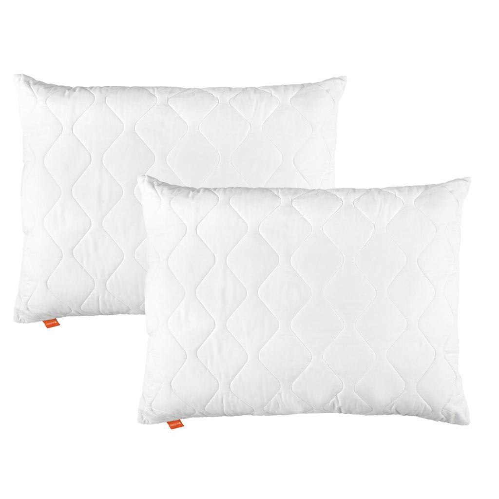 Kussen 70 x 90 cm, set van 2, gewatteerd, 100% microvezel, Productafbeelding 