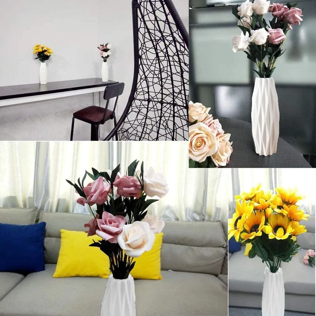 Vase Stable pour Grandes Fleurs - Décoration Intérieure sans Risque - 3