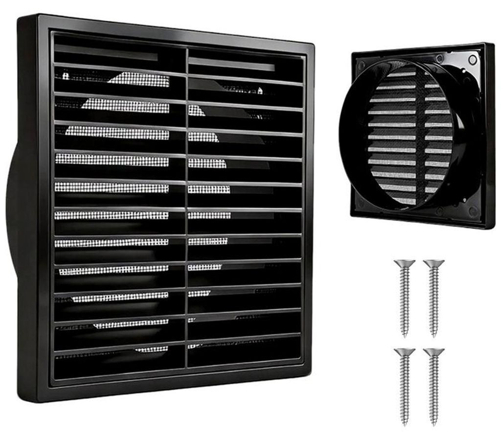 Ø150mm Lüftungsgitter Rechteckig mit Integrierter Produktbild 