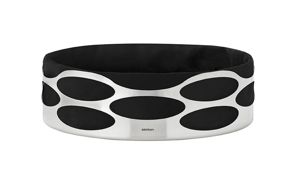 Ciotola Pane Stelton EMBRACE 23cm Limited Edition - Nero Opaco in Acciaio