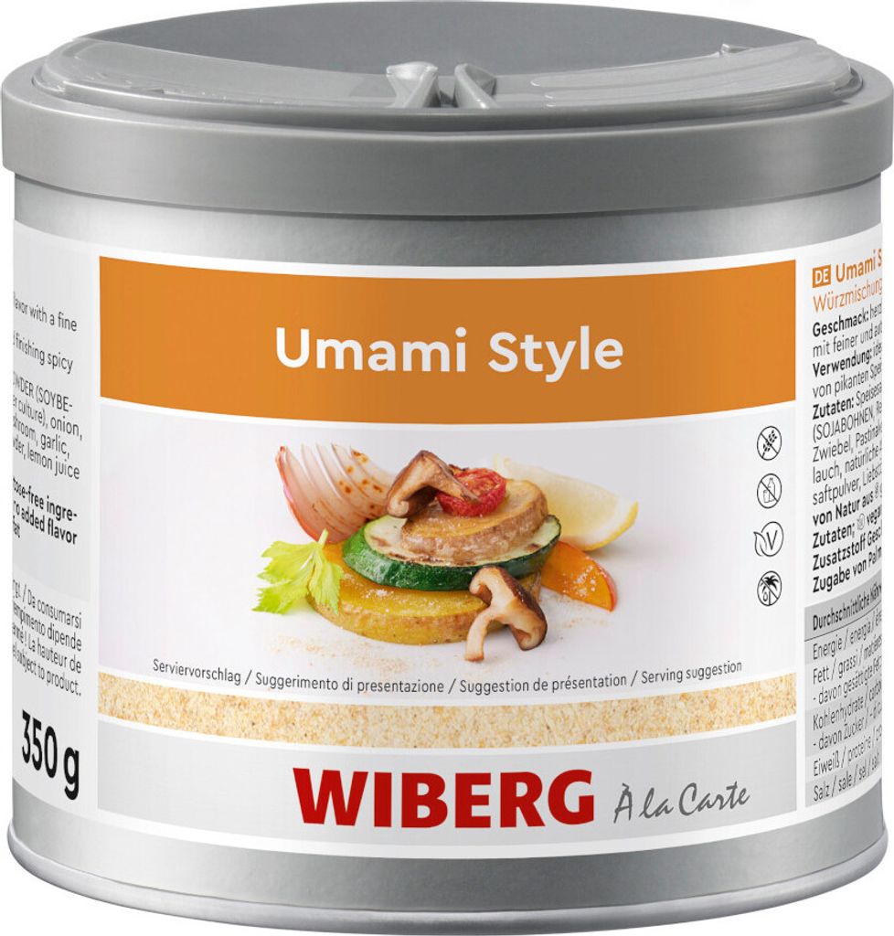 Wiberg Umami Style Würzmischung mit Miso intensive Aromen 350g