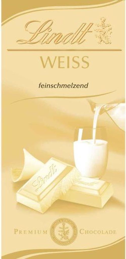 Lindt Weiße Schokolade Tafel 100g