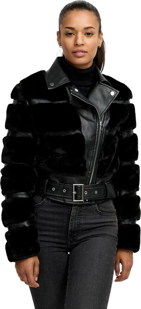 Tazzio Damen Übergangsjacke F800 (Schwarz, M)