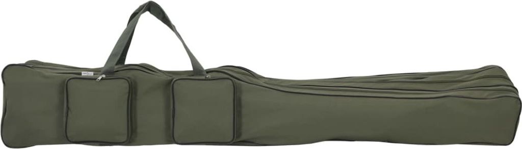 Angelrutentasche Dunkelgrün 160 cm Oxford-Gewebe Produktbild 