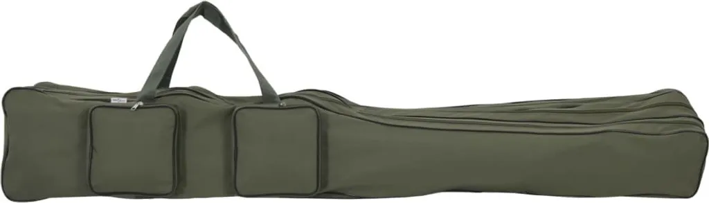 Fourreau de pêche vert foncé 160 cm en toile Oxford épaisse et durable