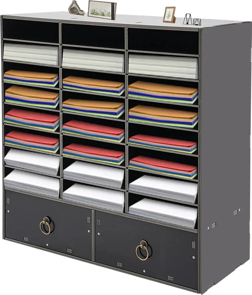 Organiseur de bureau à compartiments multiples pour dossiers et courrier - 3