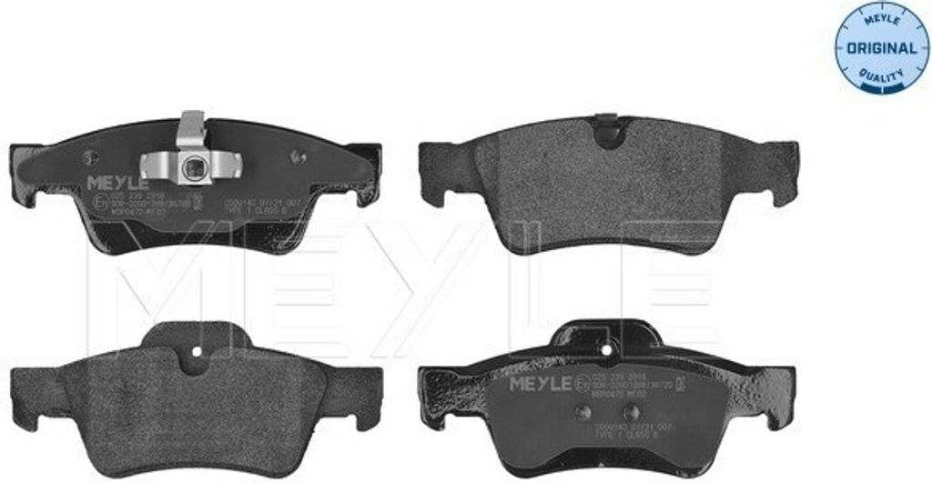 MEYLE 025 239 2318 Bremsbeläge Hinten passend für MERCEDES-BENZ M-Klasse (W164) G-Klasse SUV (W463) R-Klasse (W251, V251) GL (X164)