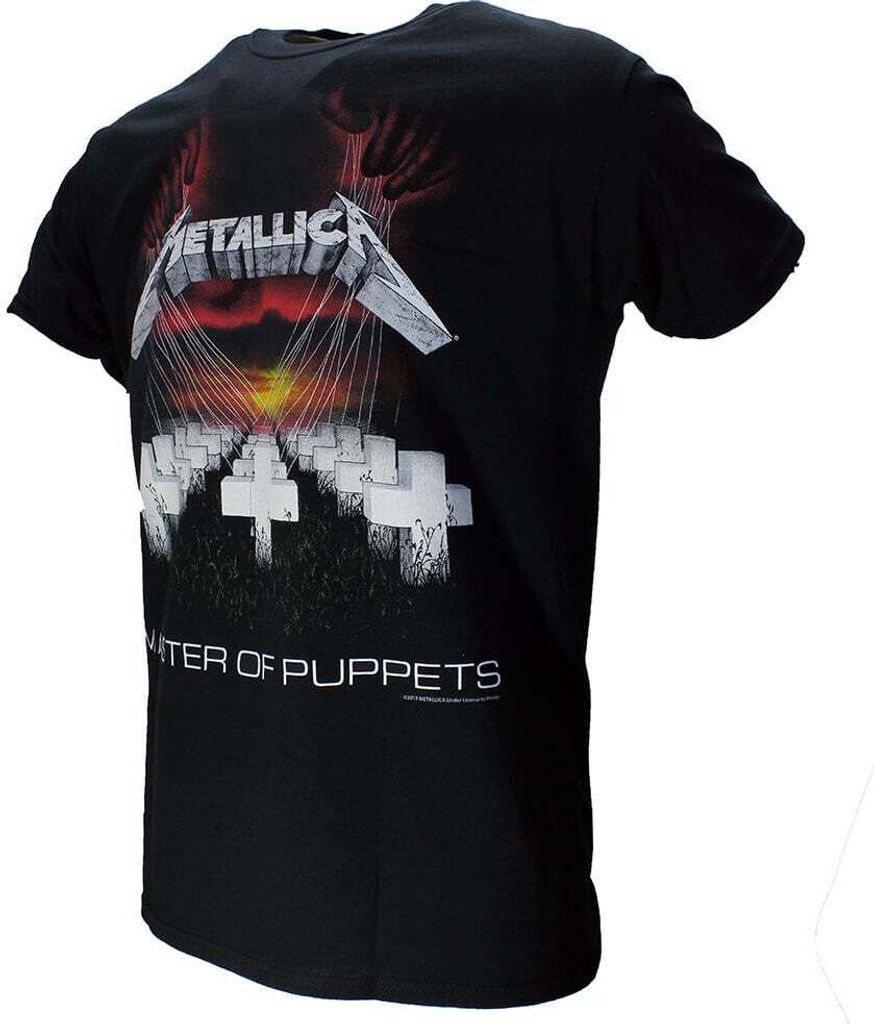 Metallica Master of Puppets (White) Ufficiale Uomo Maglietta Unisex (Small