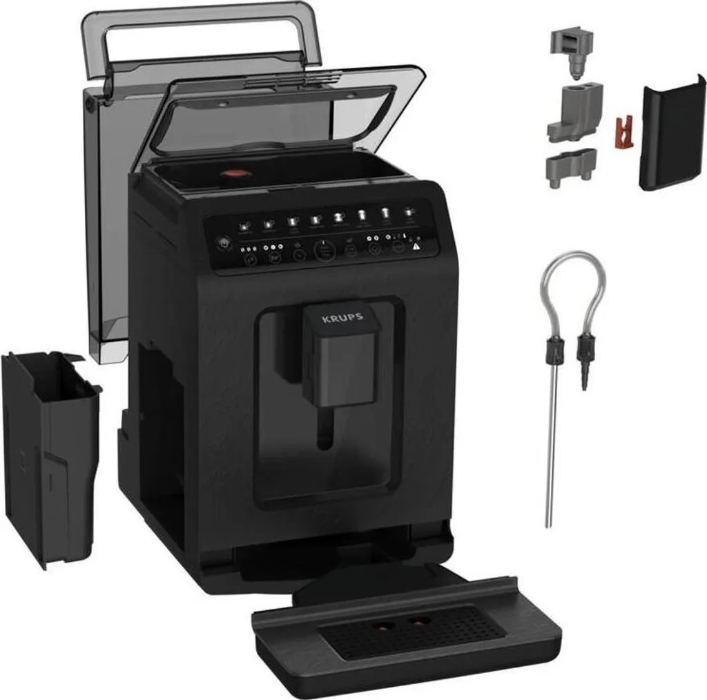 Machine à café KRUPS Evidence Eco pour espresso et boissons lactées mat - 10