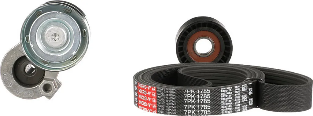Stop aux bruits moteur : Kit Courroie GATES K017PK1785 pour Espace IV