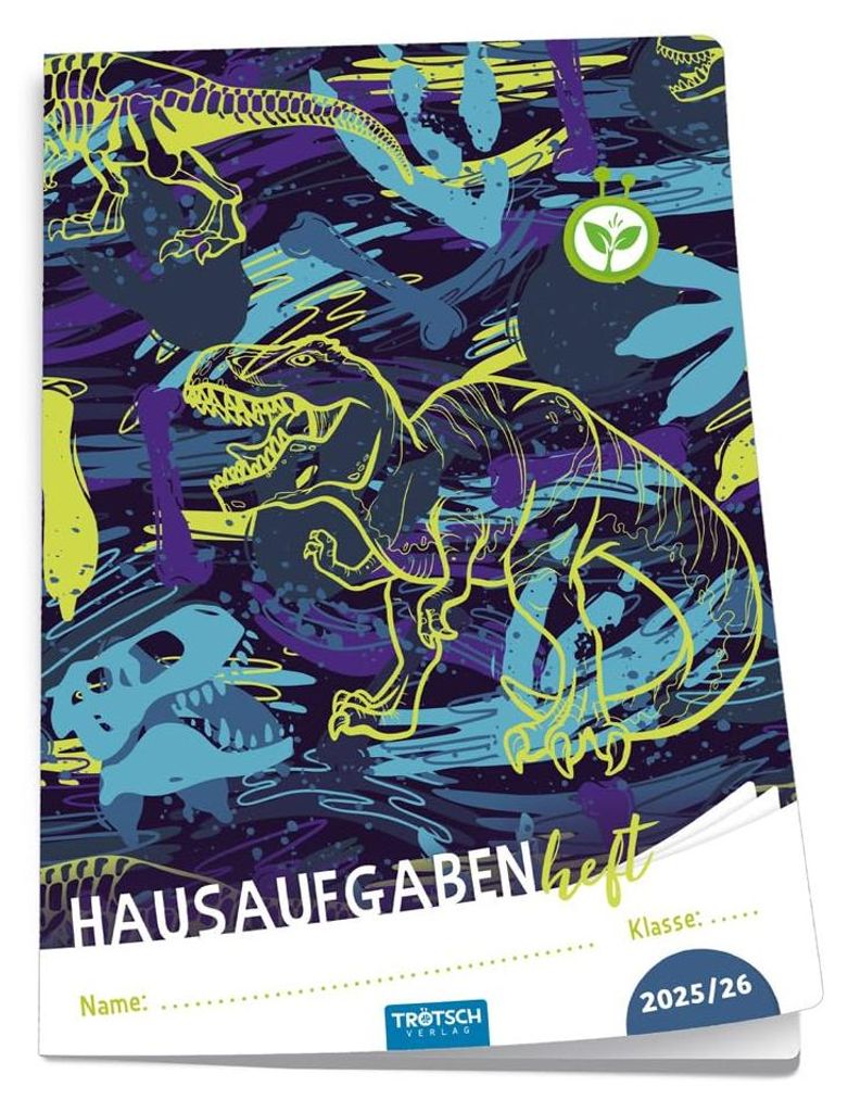 TRÖTSCH Hausaufgabenheft Grundschule T-Rex 25/26, Produktbild 