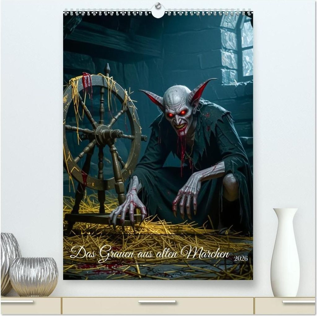 Das Grauen aus alten Märchen (hochwertiger Premium Wandkalender 2026 DIN A2 hoch), Kunstdruck in Hochglanz